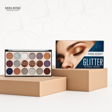 Miss Rose 18-Color Sequin Glitter Eyeshadow Palette MISS ROSE  