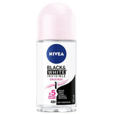 Nivea Black & White Invisible Anti Perspirant Roll on 50ml NIVEA  