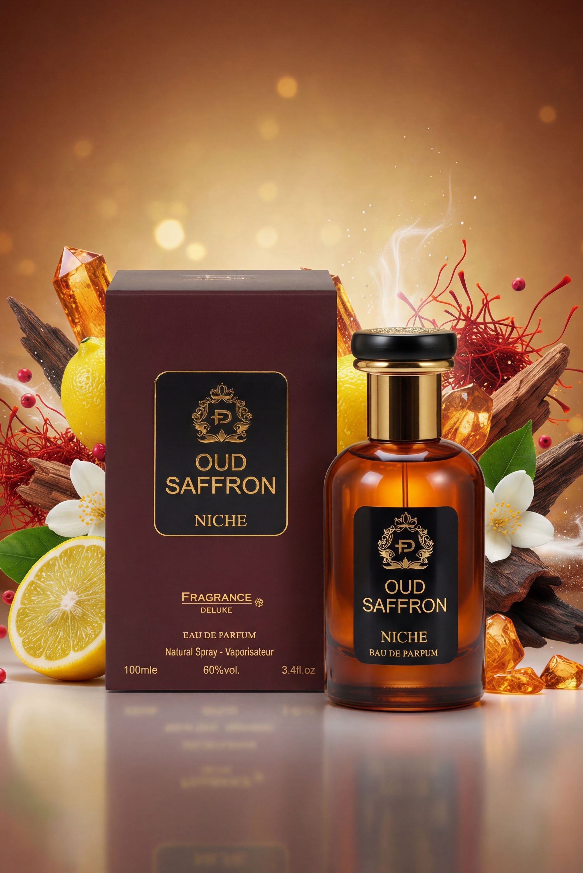 Fragrance Deluxe - OUD SAFFRON (100ml)