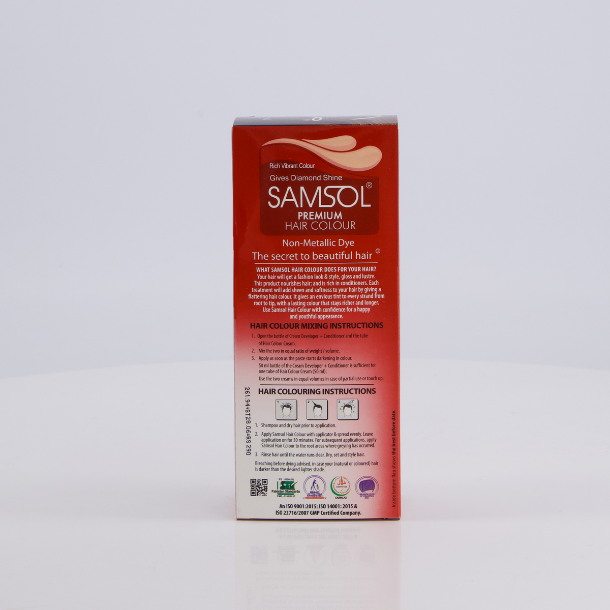 Samsol Hair Colour - 7 Mocha - Non Metallic Dye