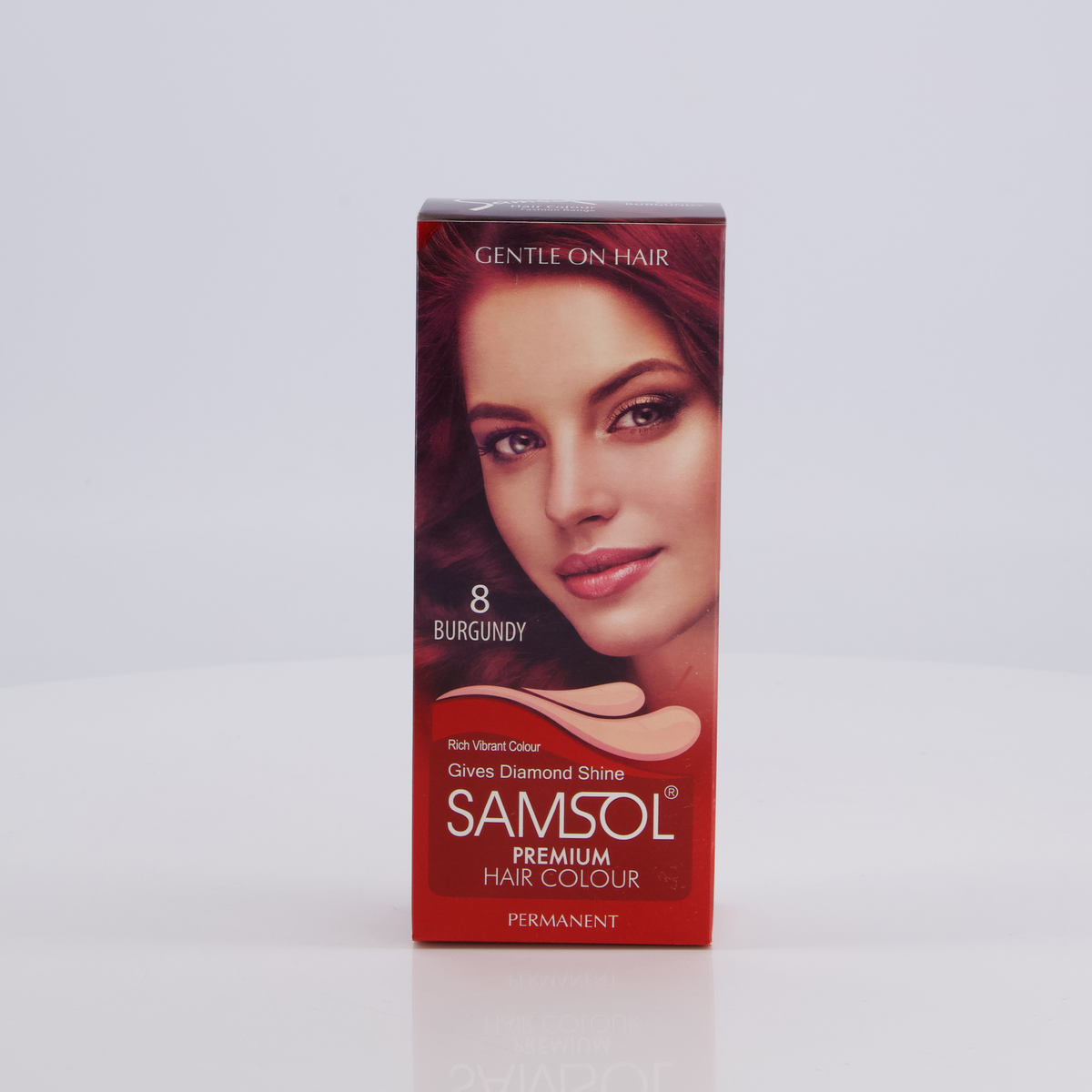 Samsol Hair Colour - 8 Burgundy - Non Metallic Dye