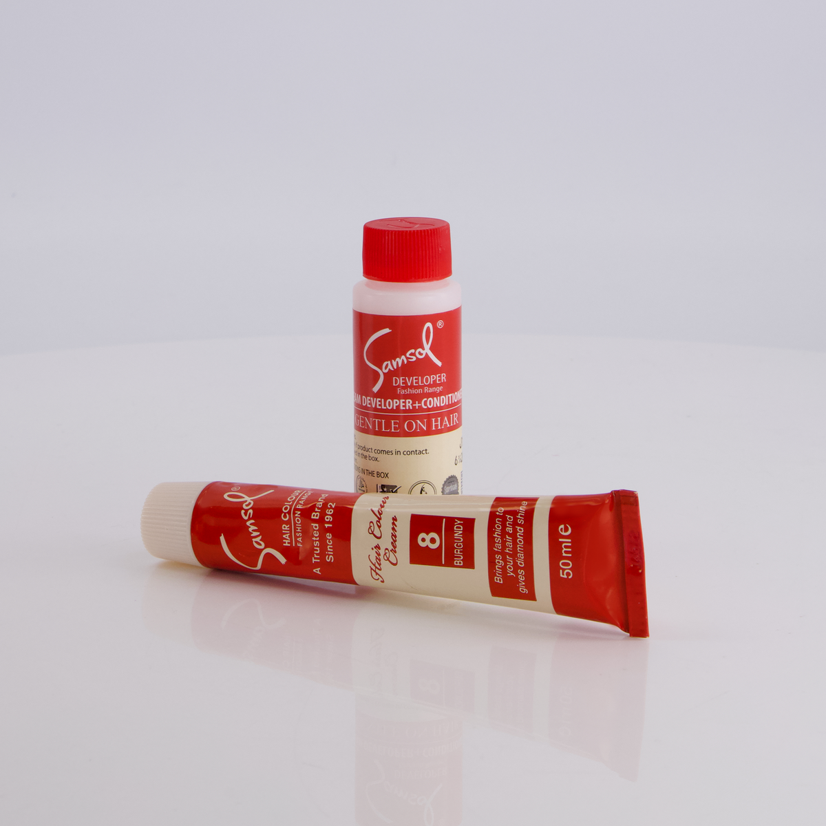 Samsol Hair Colour - 8 Burgundy - Non Metallic Dye