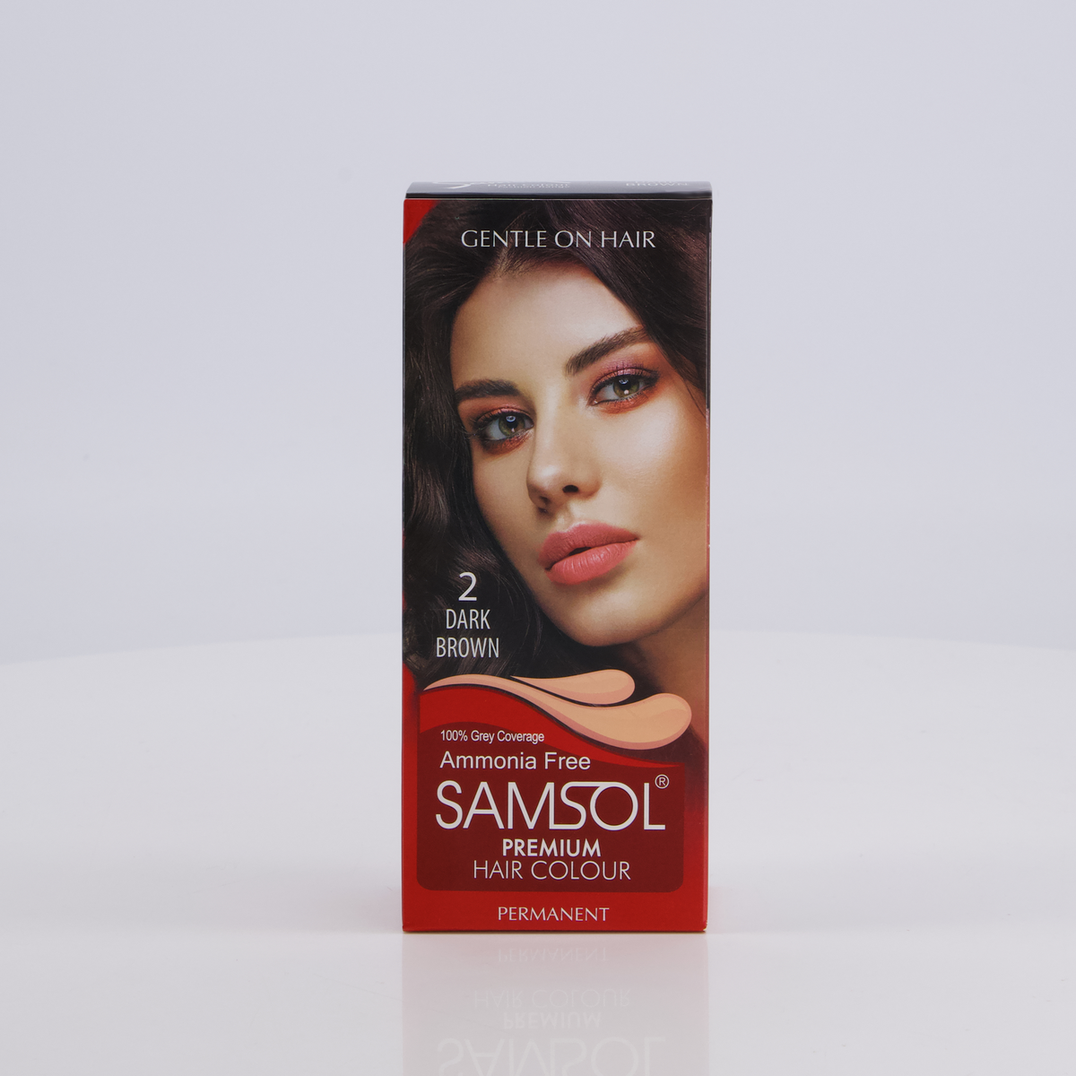Samsol Hair Colour - 2 Dark Brown - Non Metallic Dye