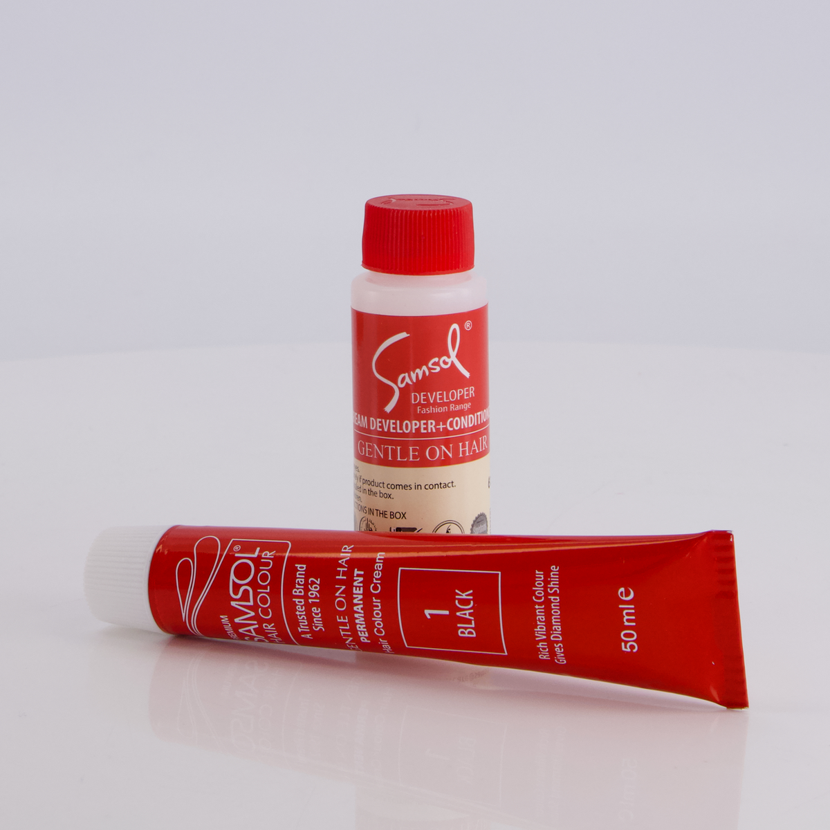 Samsol Hair Colour - 1 Black - Non Metallic Dye