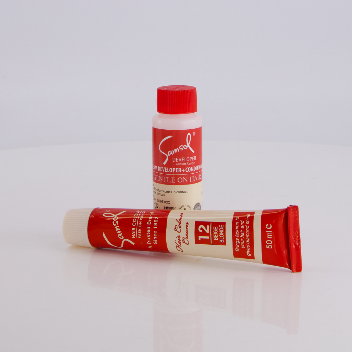 Samsol Hair Colour - 12 Beige Blonde - Non Metallic Dye