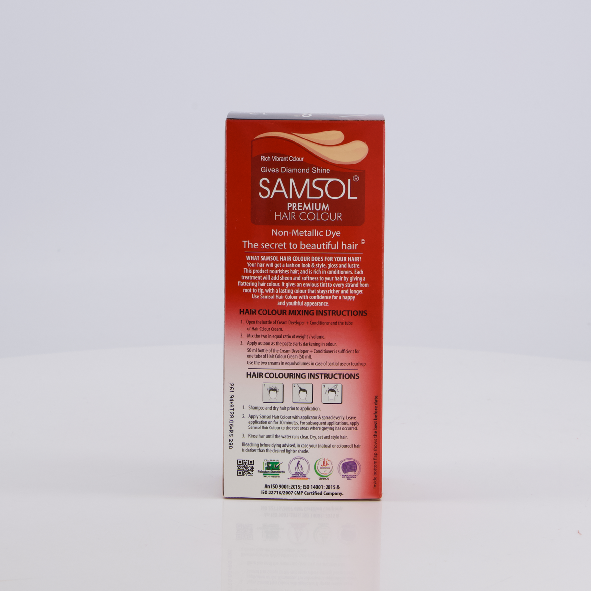 Samsol Hair Colour - 13 Chocolate Brown - Non Metallic Dye