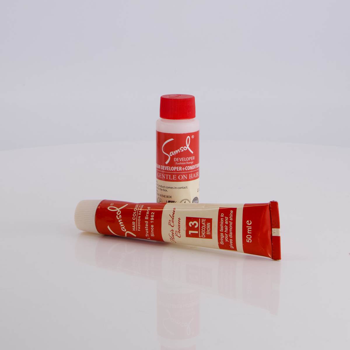 Samsol Hair Colour - 13 Chocolate Brown - Non Metallic Dye