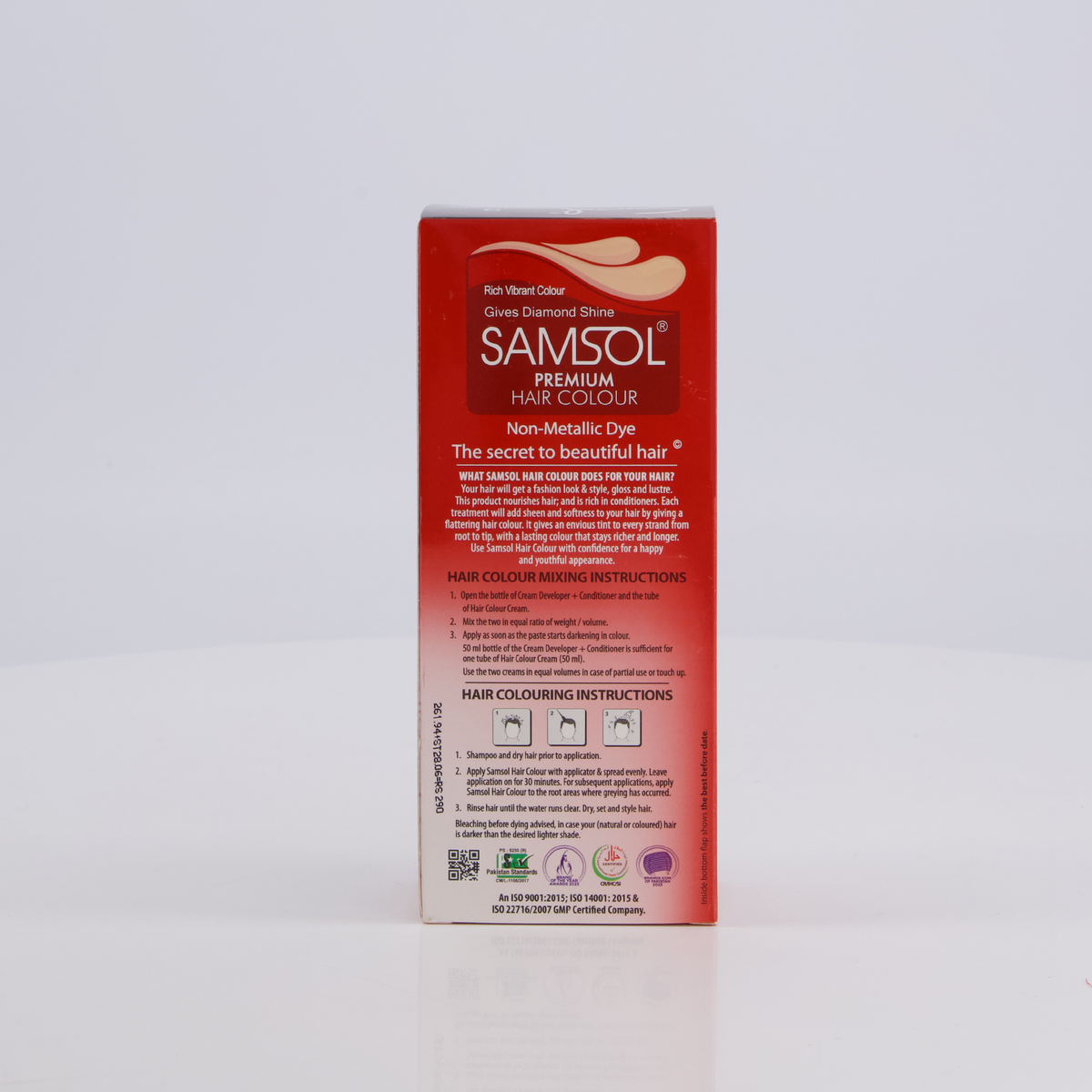 Samsol Hair Colour - 9 Mahogany  - Non Metallic Dye