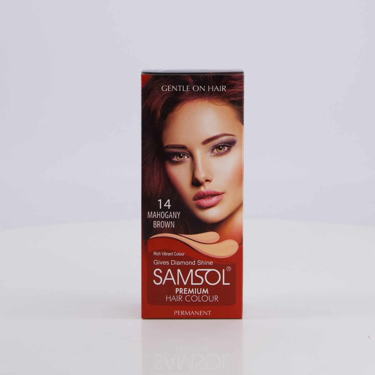 Samsol Hair Colour - 14 Mahogany Brown - Non Metallic Dye