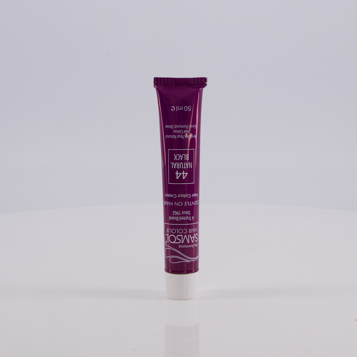 Samsol Hair Colour - 44 Natural Black - Non Metallic Dye