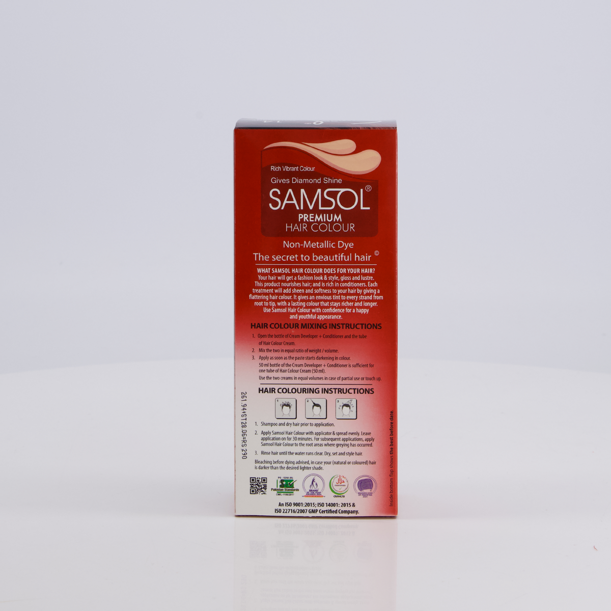Samsol Hair Colour - 14 Mahogany Brown - Non Metallic Dye