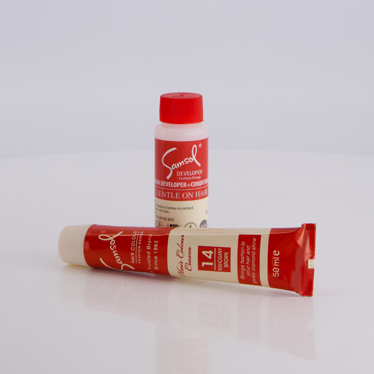 Samsol Hair Colour - 14 Mahogany Brown - Non Metallic Dye