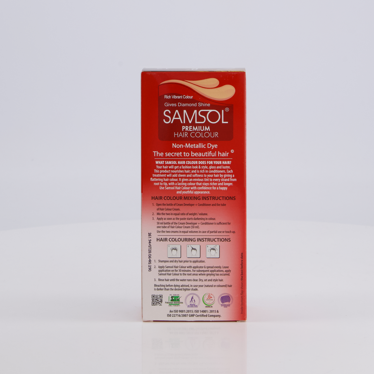 Samsol Hair Colour - 12 Beige Blonde - Non Metallic Dye