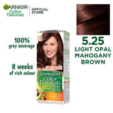 Garnier Color Naturals - 5.25 Light Opal Mahogany Brown Garnier Color Natural  