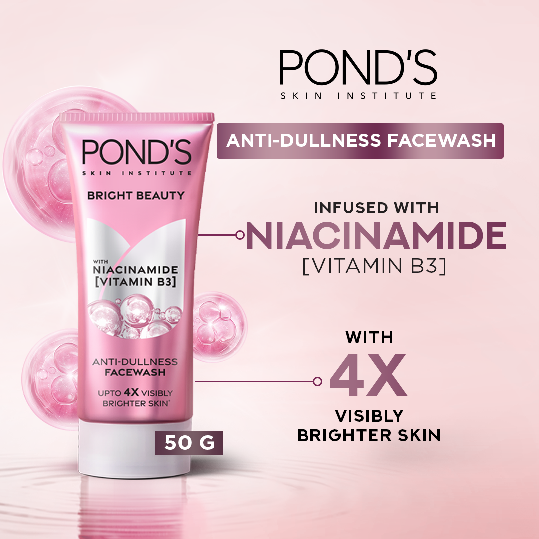 POND'S - BRIGHT BEAUTY FACEWASH - 50G