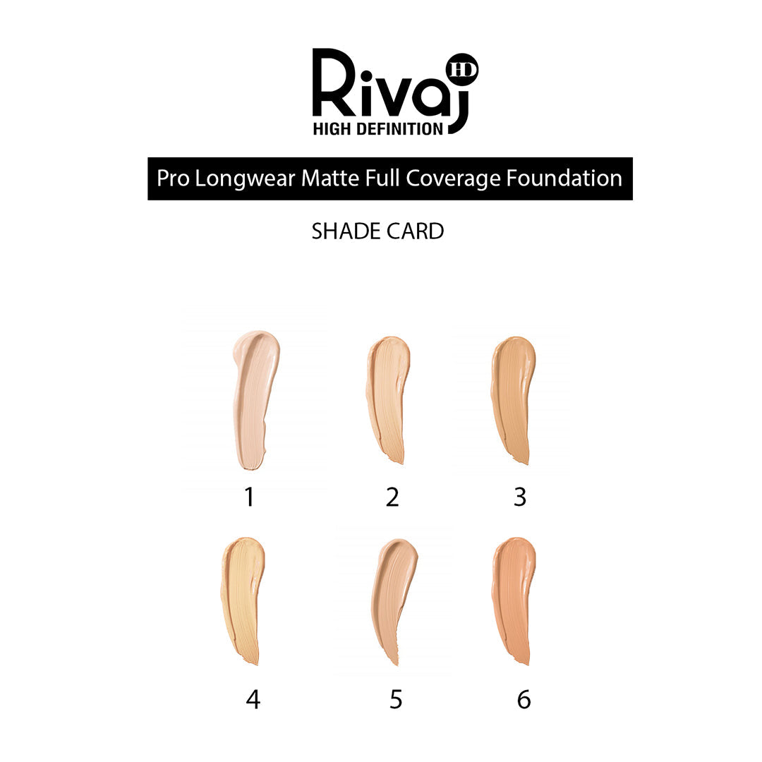 Pro Longwear Matte Full Coverage Foundation - RHD