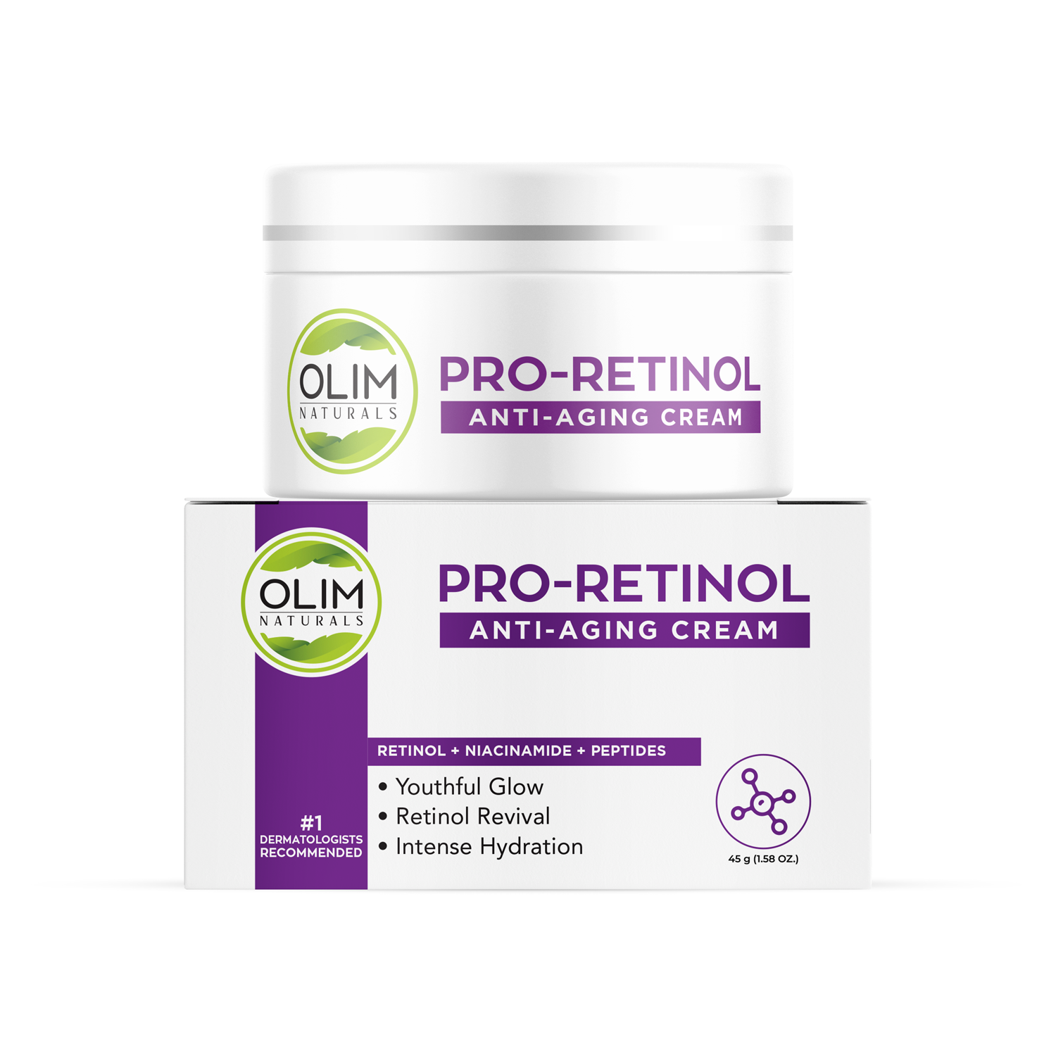 Retinol Cream Anti-Aging – Night Repair for Fine Lines & Smooth Texture