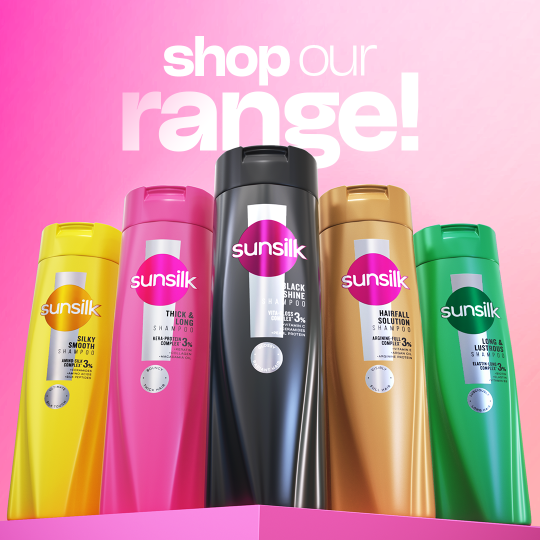 SUNSILK - THICK AND LONG SHAMPOO - 185ML