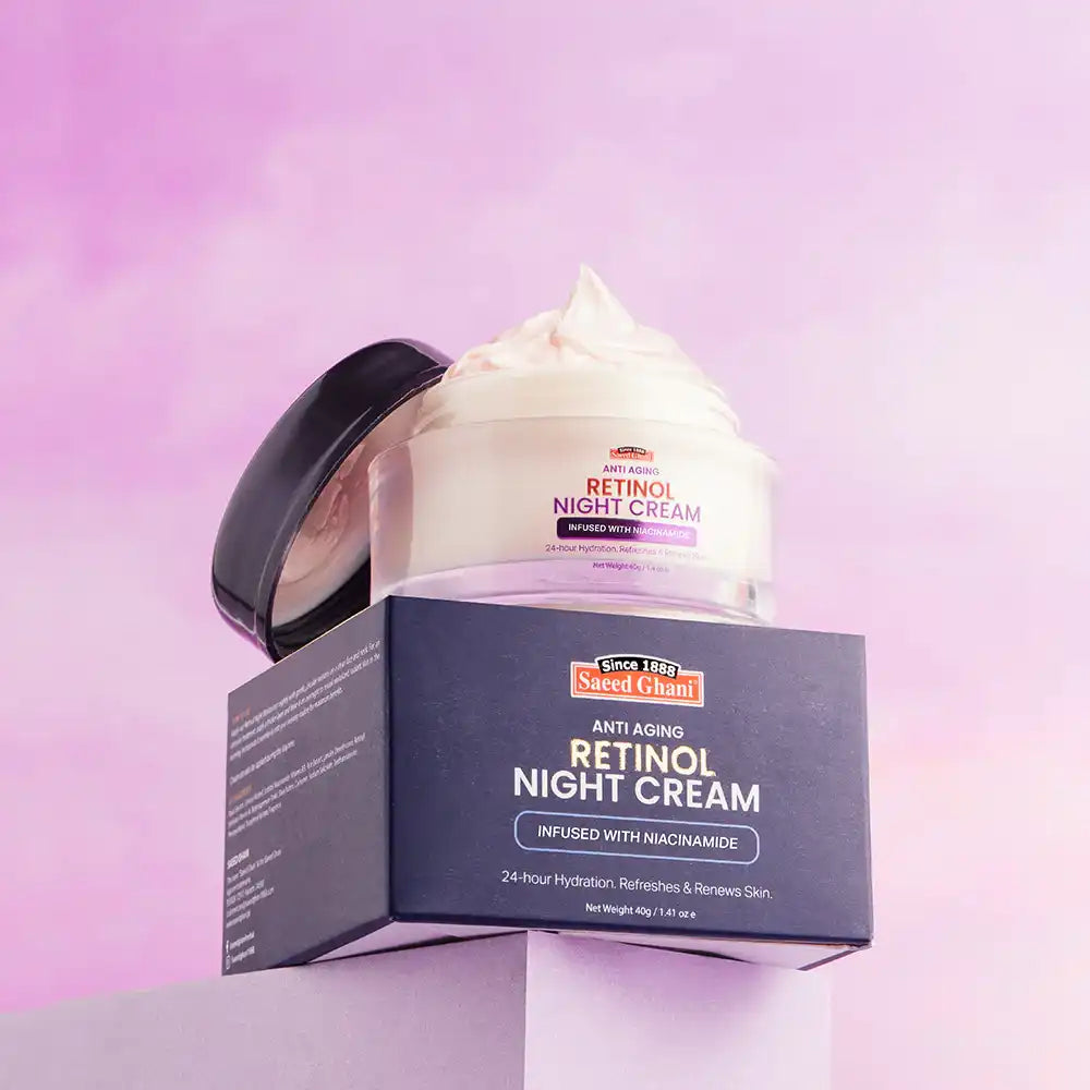 Anti Aging Retinol Night Cream Saeed Ghani  