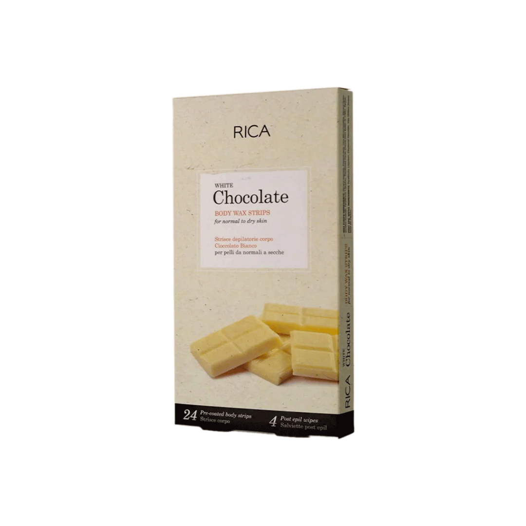 White Chocolate Body Wax Strips 24S