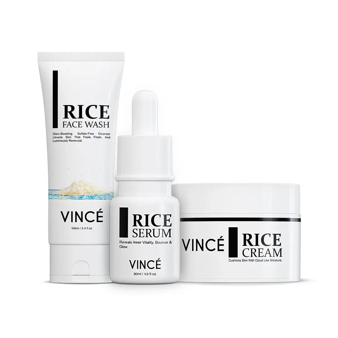 Rice Glass Glow Trio