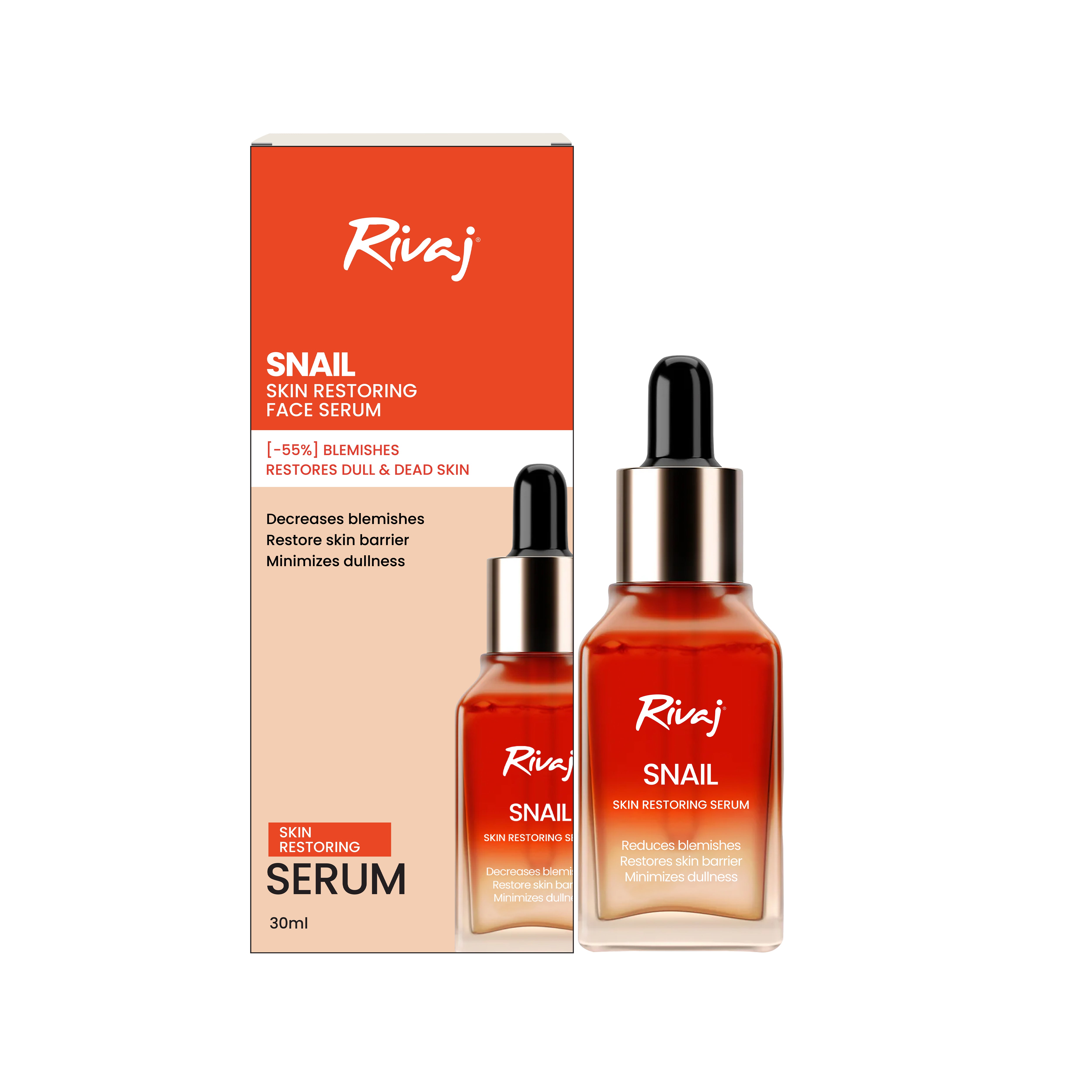 Snail Skin Restoring Face Serum 30ml