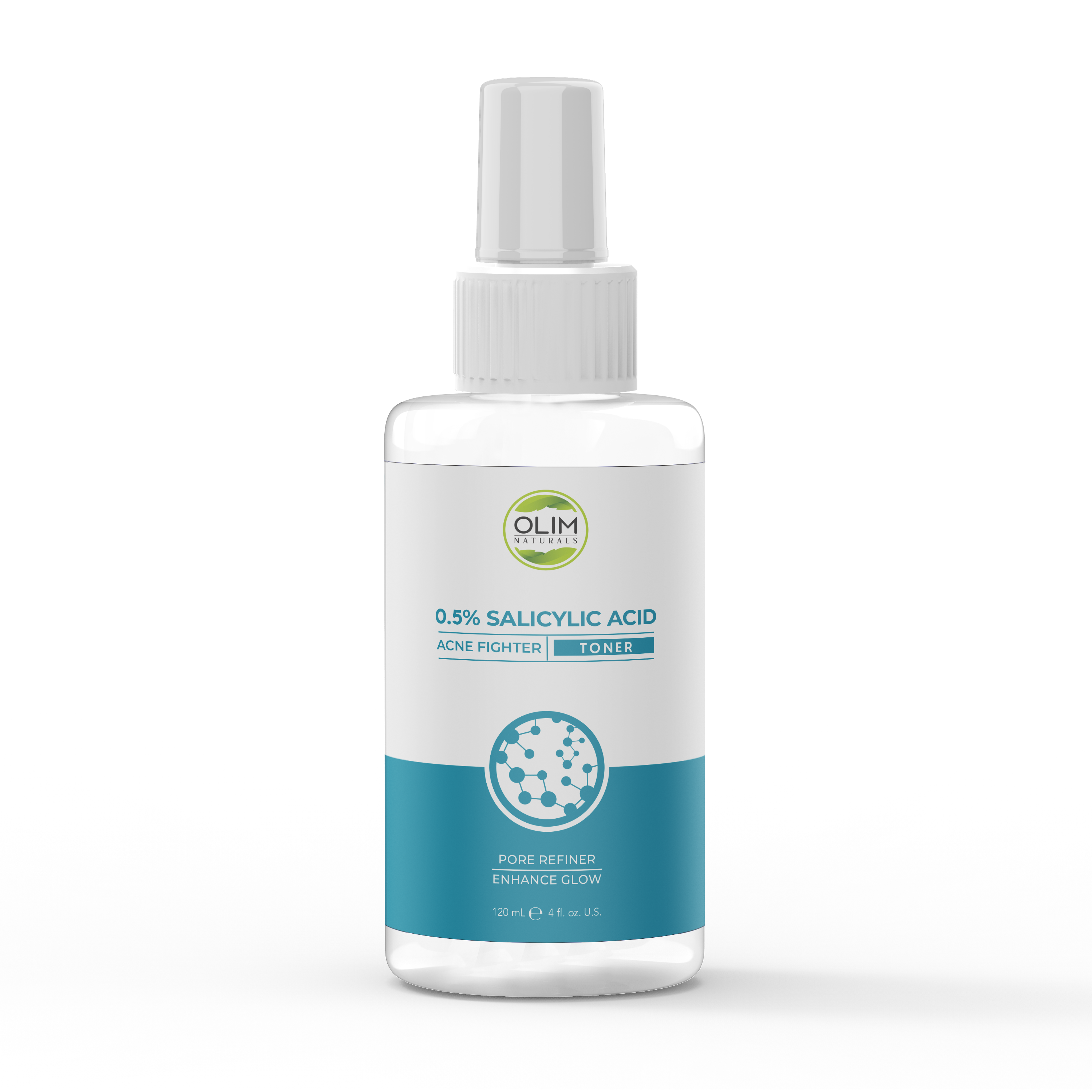 Salicylic Acid 0.5% Toner | Olim Naturals Gentle Pore-Refining Toner for Oily Skin