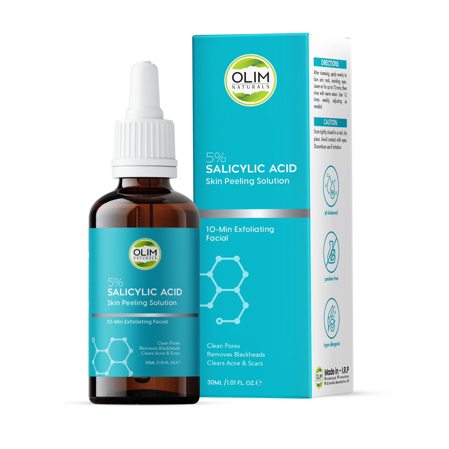 Salicylic Acid 5% Peeling Solution – Clear Pores & Reduce Blackheads