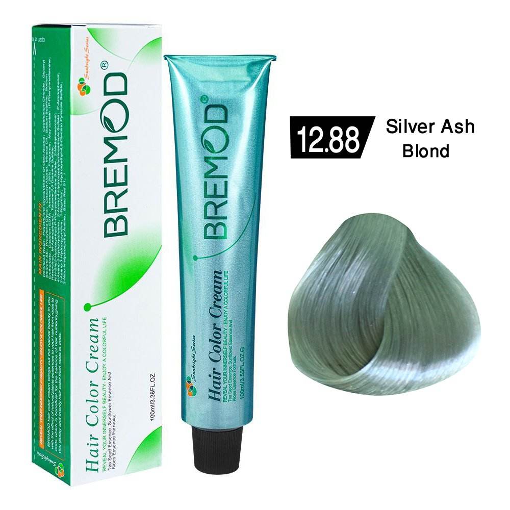 12.88 Bremod Hair Color 100ml Silver Ash Blond