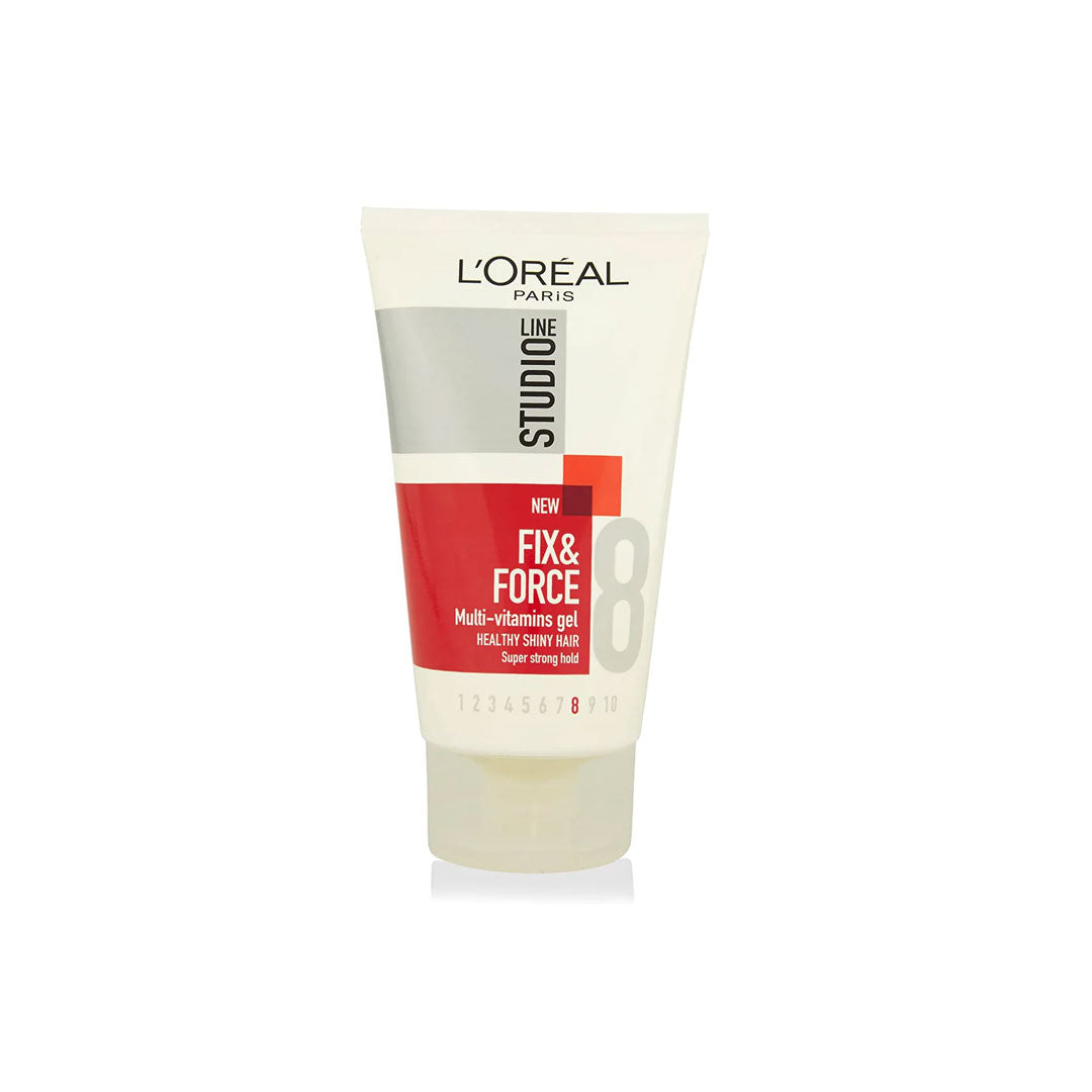 Loreal Studio Line #8 Fix & Force Super Strong Hold Hair Styling Gel 150ml