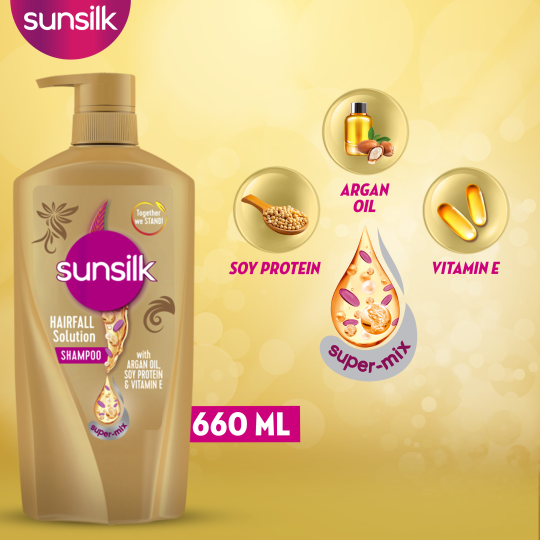 SUNSILK - HAIRFALL SOLUTION SHAMPOO - 660ML