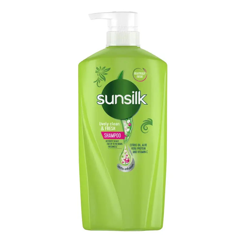 Sunsilk Lively Clean & Fresh Shampoo (Pump)  625ml(Impoted)