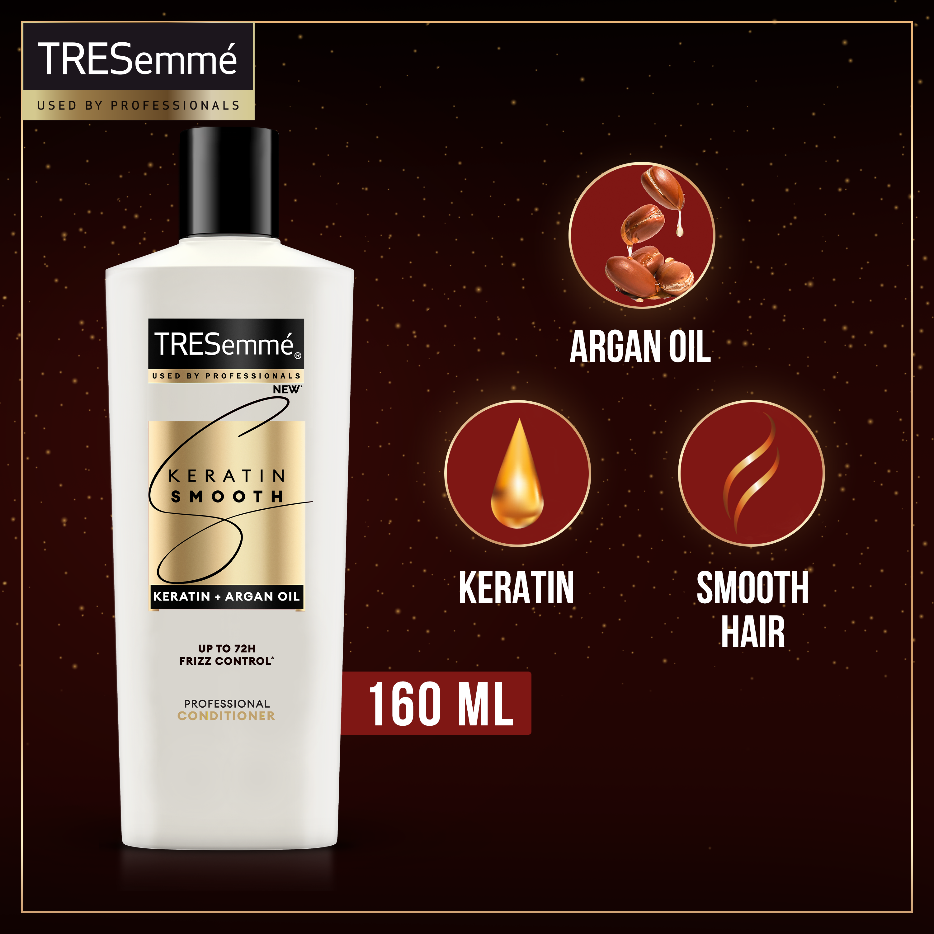 TRESEMME - KERATIN SMOOTH AND STRAIGHT CONDITIONER 160ML