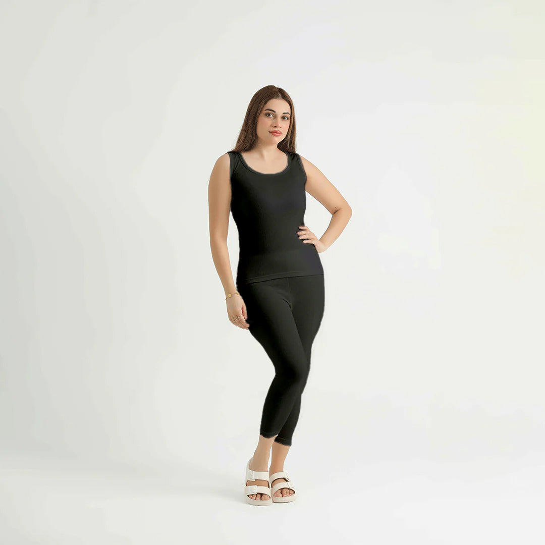 Belleza Lingerie Thermal Tights - Black