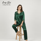 2 PCS Pure Silk Nightwear for Effortless Comfort Bodygirl  