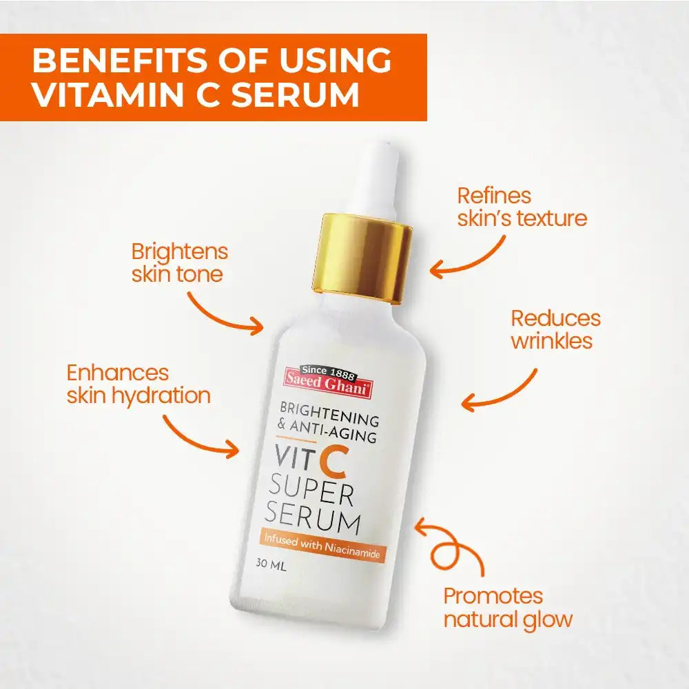 Vitamin C Brightening & Anti-Aging Super Serum Saeed Ghani  