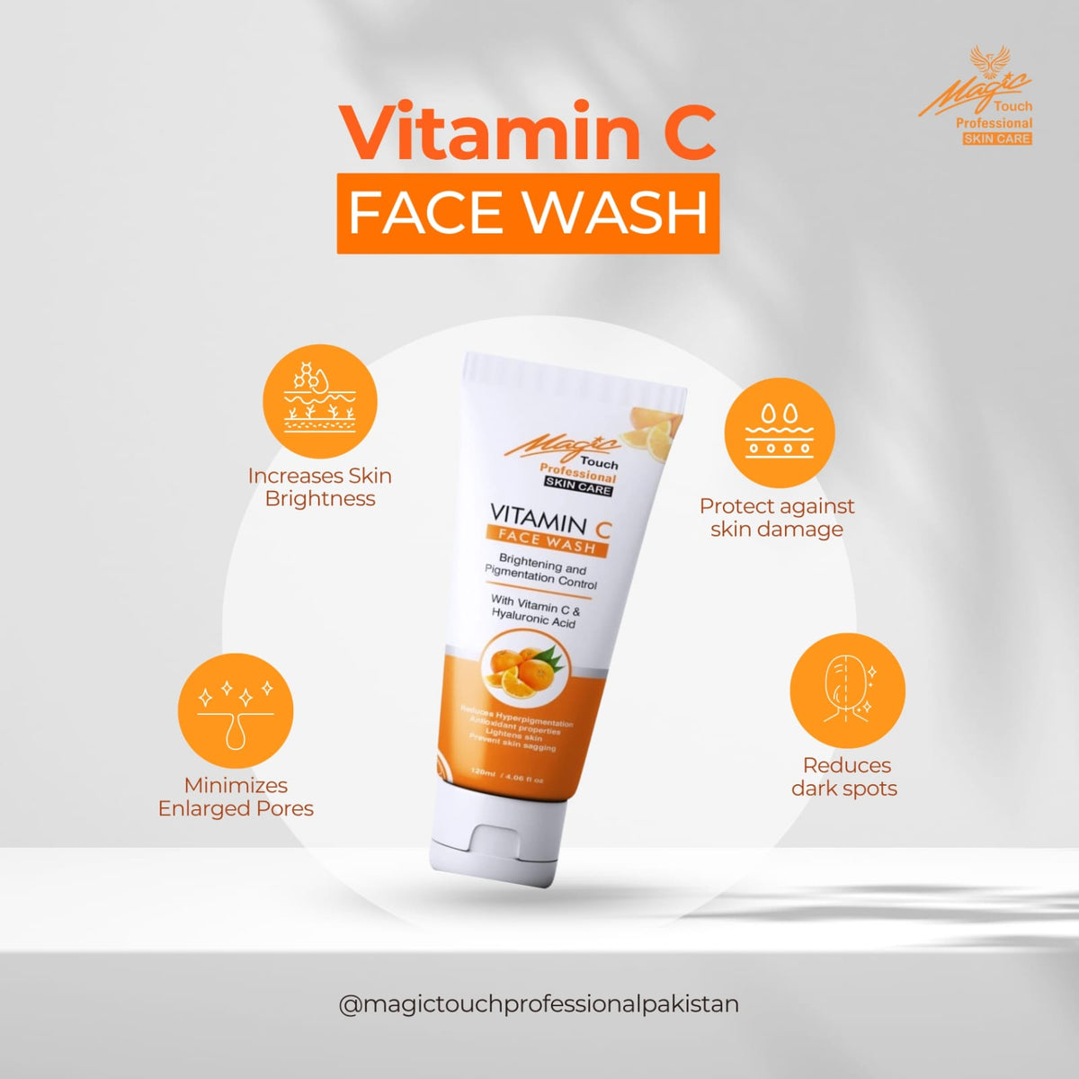 Magic Touch Vitamin C Face Wash 120ml