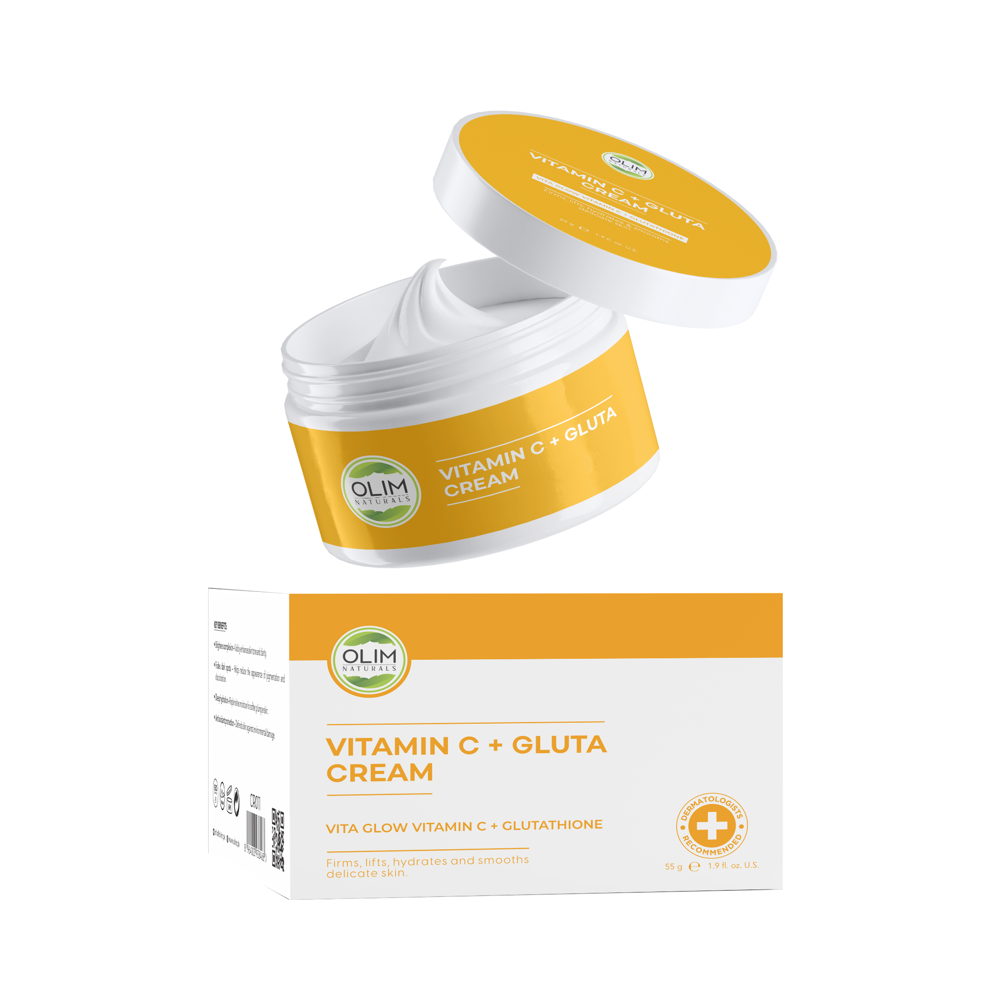 Vitamin C + Glutathione Brightening Cream – Even Tone & Radiant Glow