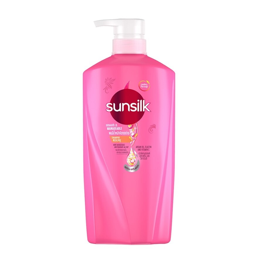 Sunsilk Smooth & Manageable Shampoo (Pump) 625ml (Imported)