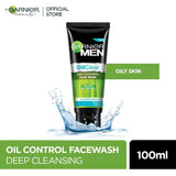Garnier men oil clear icy face wash oil free feel 100ml Garnier  