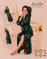 Body Girl 1-Pieces Long Gown Nightwear For Girls & Women Free Size body girl  