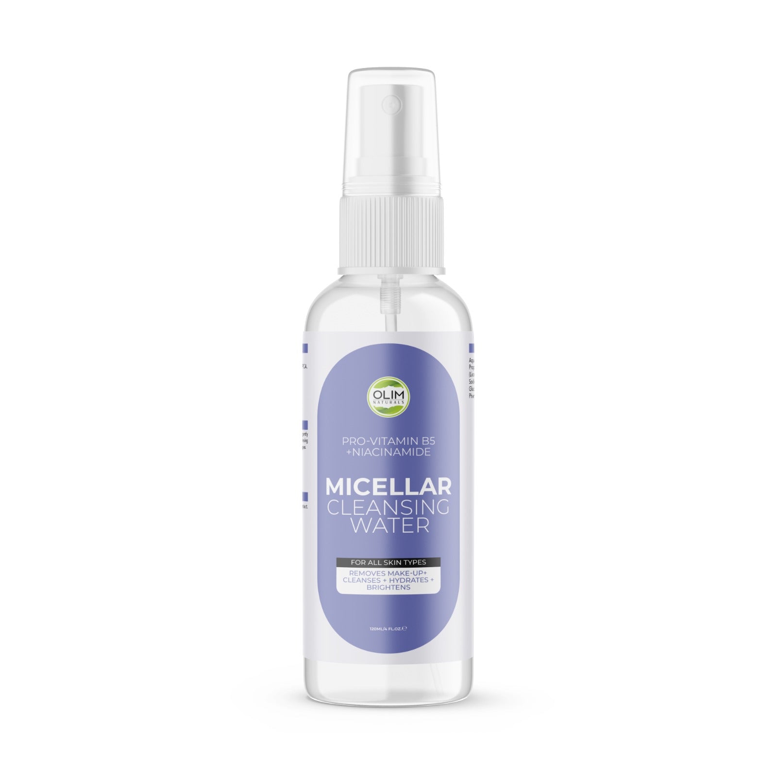 Micellar Water Makeup Remover | Olim Naturals Gentle Clean + Hydrate