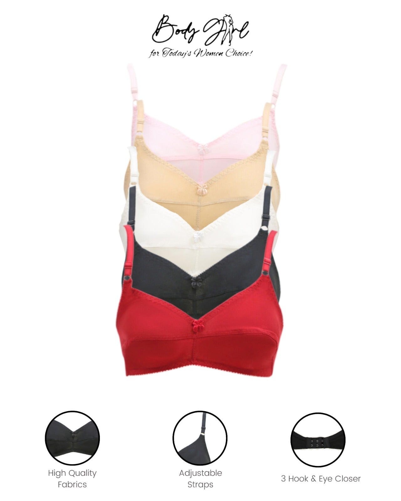 Body Girl Reena Cotton – Soft Everyday B Cup Bra
