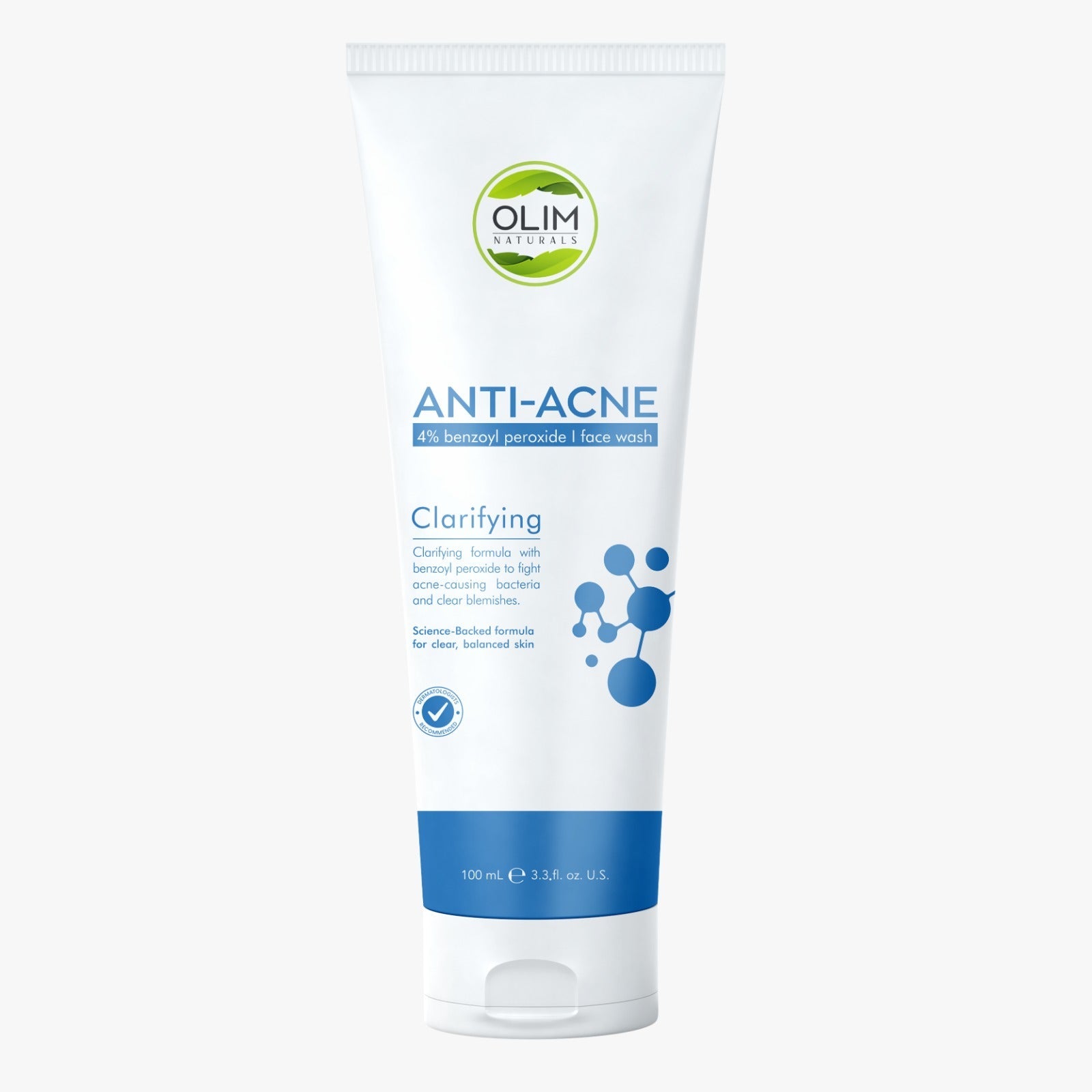 Benzoyl Peroxide 4% Facewash – Acne-Clearing Deep Pore Cleanser