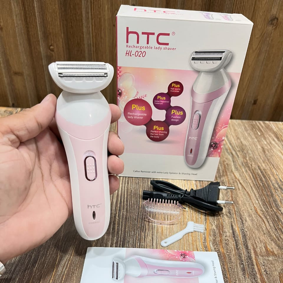 HTC Rechargeable Electric Epilator and Lady Shaver for Women (HL-020)