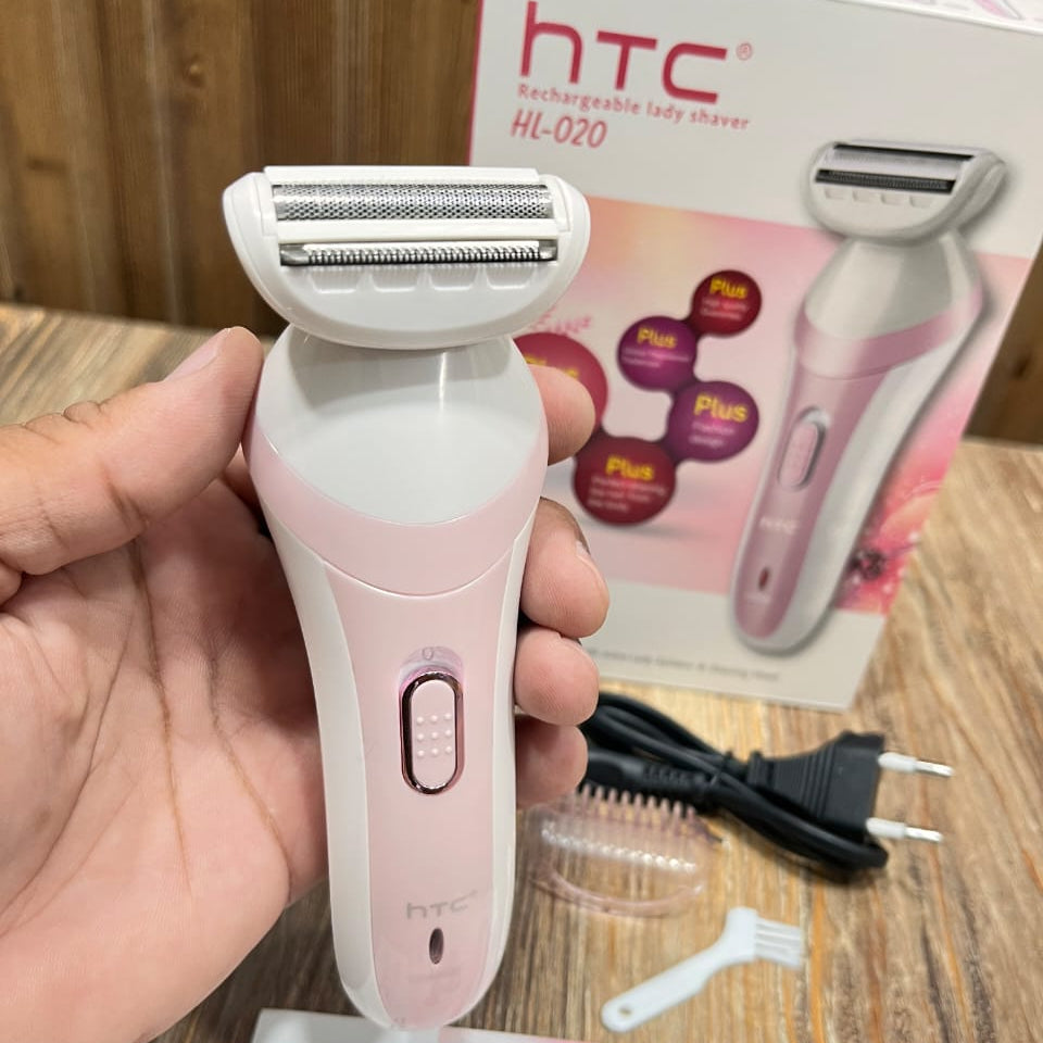 HTC Rechargeable Electric Epilator and Lady Shaver for Women (HL-020)