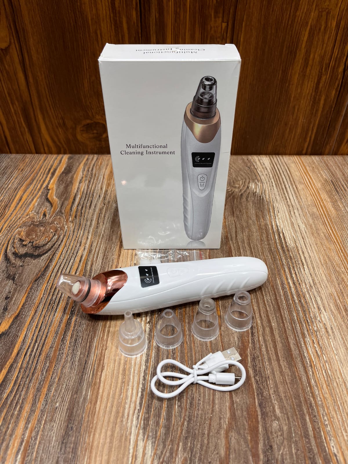 5-in-1 Blackhead Removal Machine Rechargeable Pore Vacuum Cleaner & Acne Remover