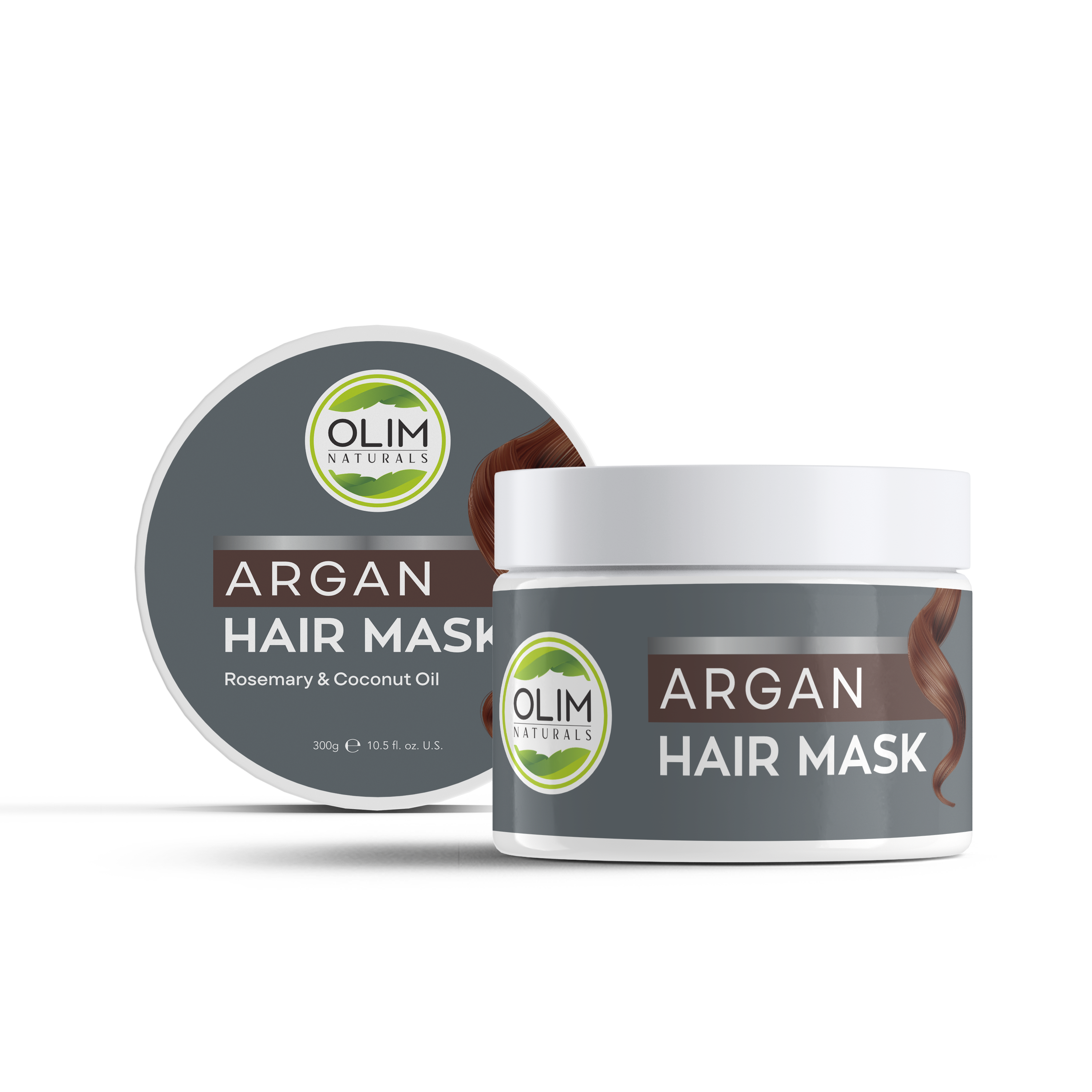 Argan Hair Mask | Olim Naturals Deep Repair + Frizz Control Treatment