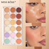 Miss Rose 18 color Concealer & contour Makeup Palette Kit MISS ROSE  