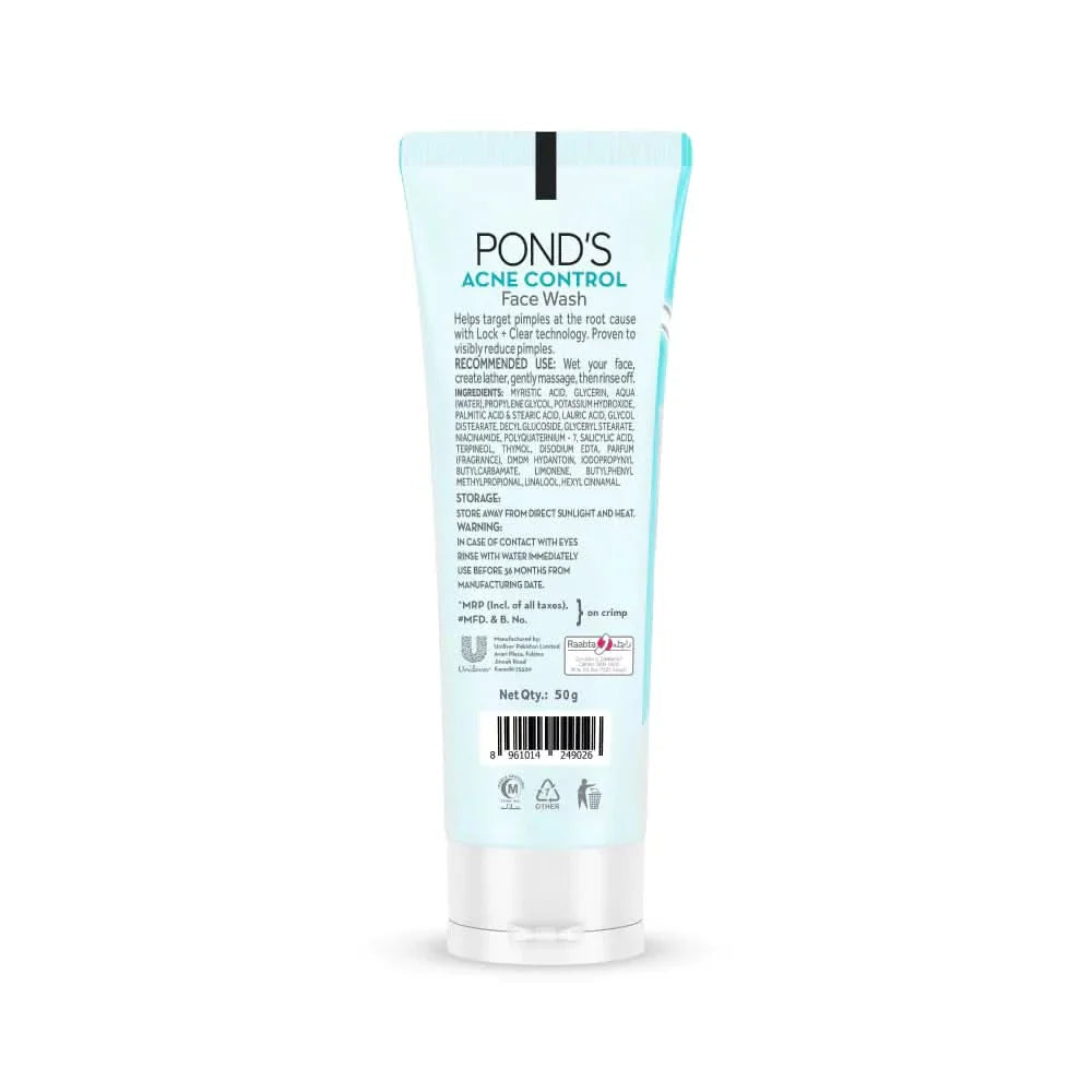 POND'S ACNE CONTROL FACEWASH 50G
